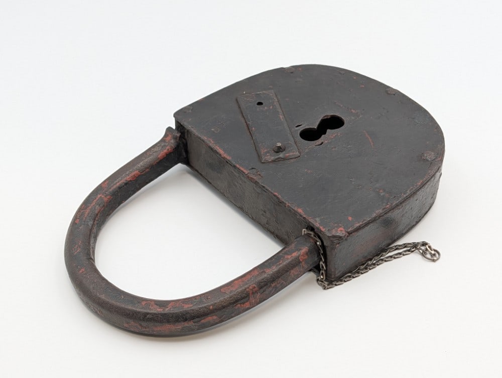 (2) Large Antique Padlocks - 9