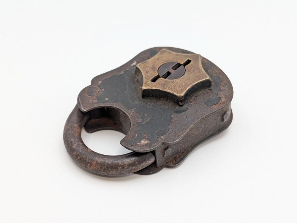 (3) Antique Padlocks - 12