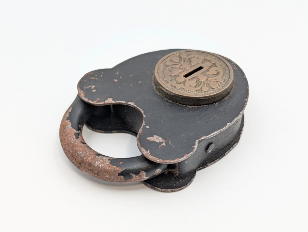 (3) Antique Padlocks - 8