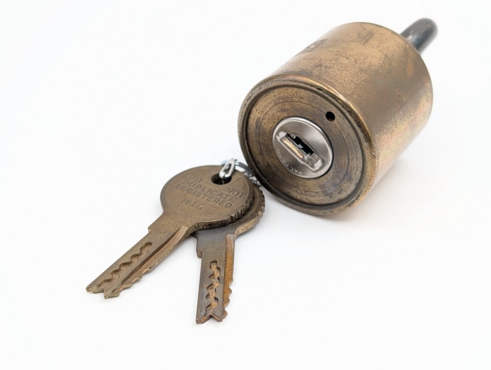 (4) Antique Padlocks - 10