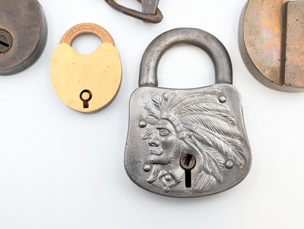 (10) Antique Padlocks - 5
