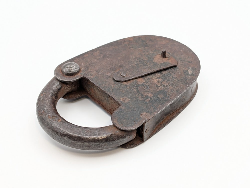 (2) Antique Swing Gate Padlocks - 4