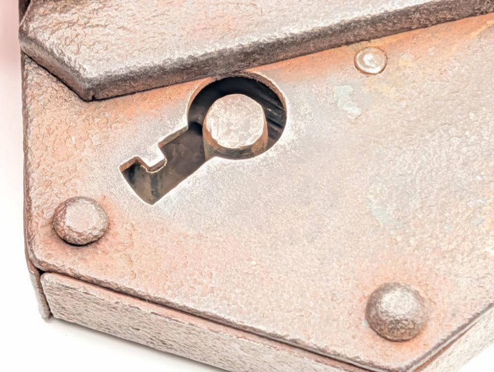 (2) Antique Swing Gate Padlocks - 6