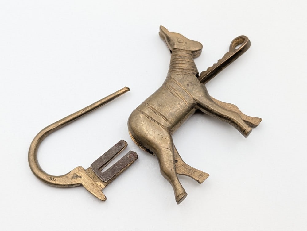 (4) Unique Brass Padlocks - 5