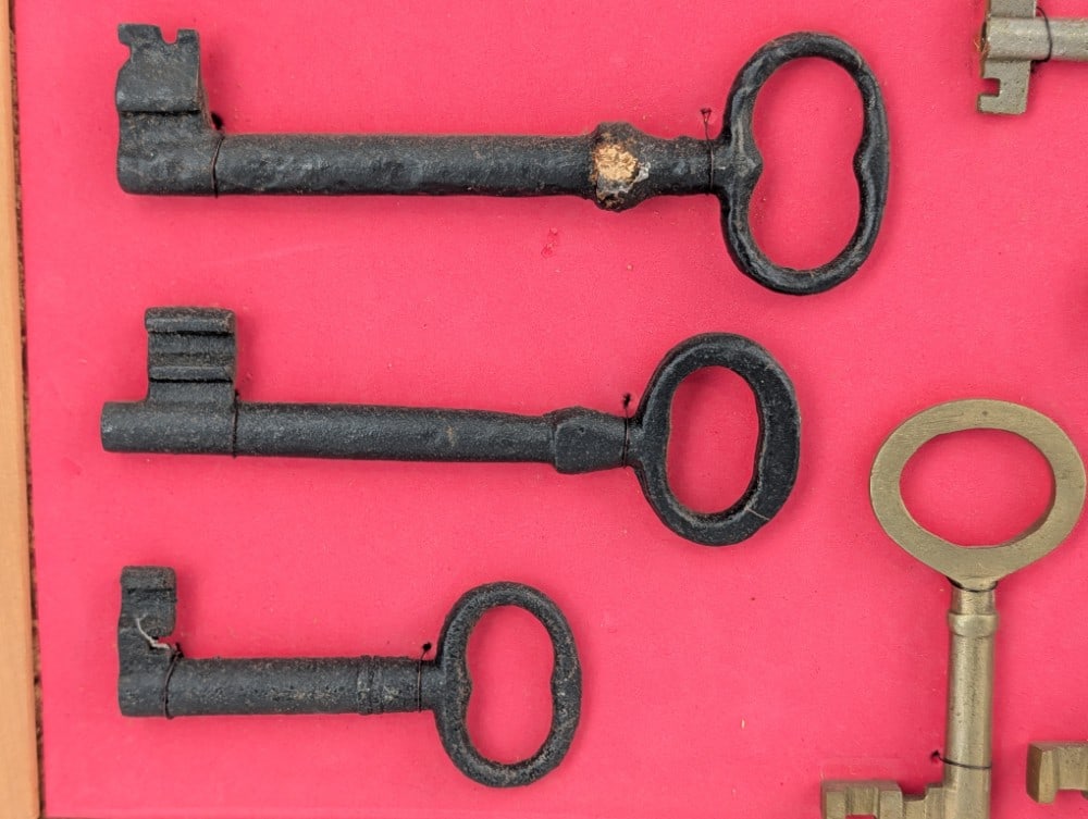 Two Framed Skeleton Key Displays - 4