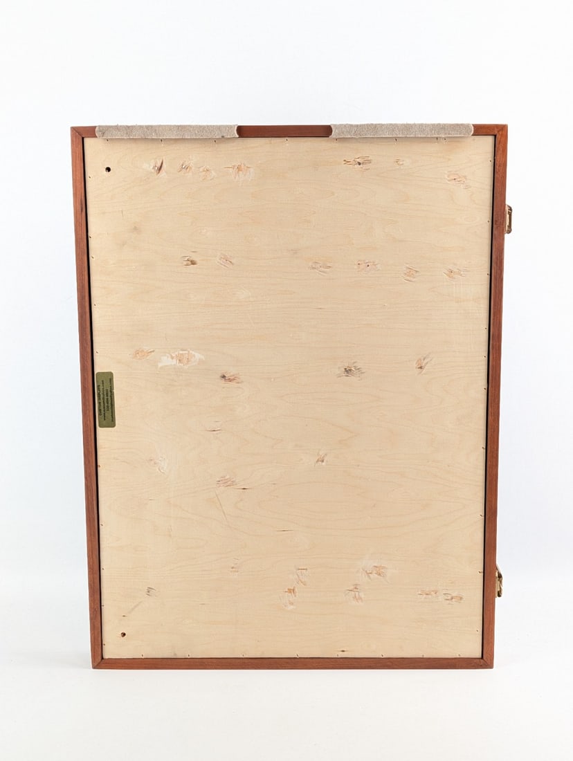 Antique Key Shadowbox Display - 13