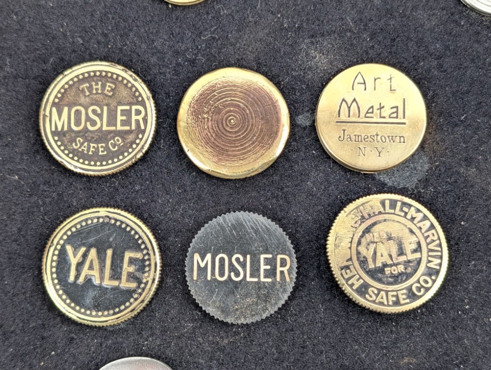 Antique Key Shadowbox Display - 8