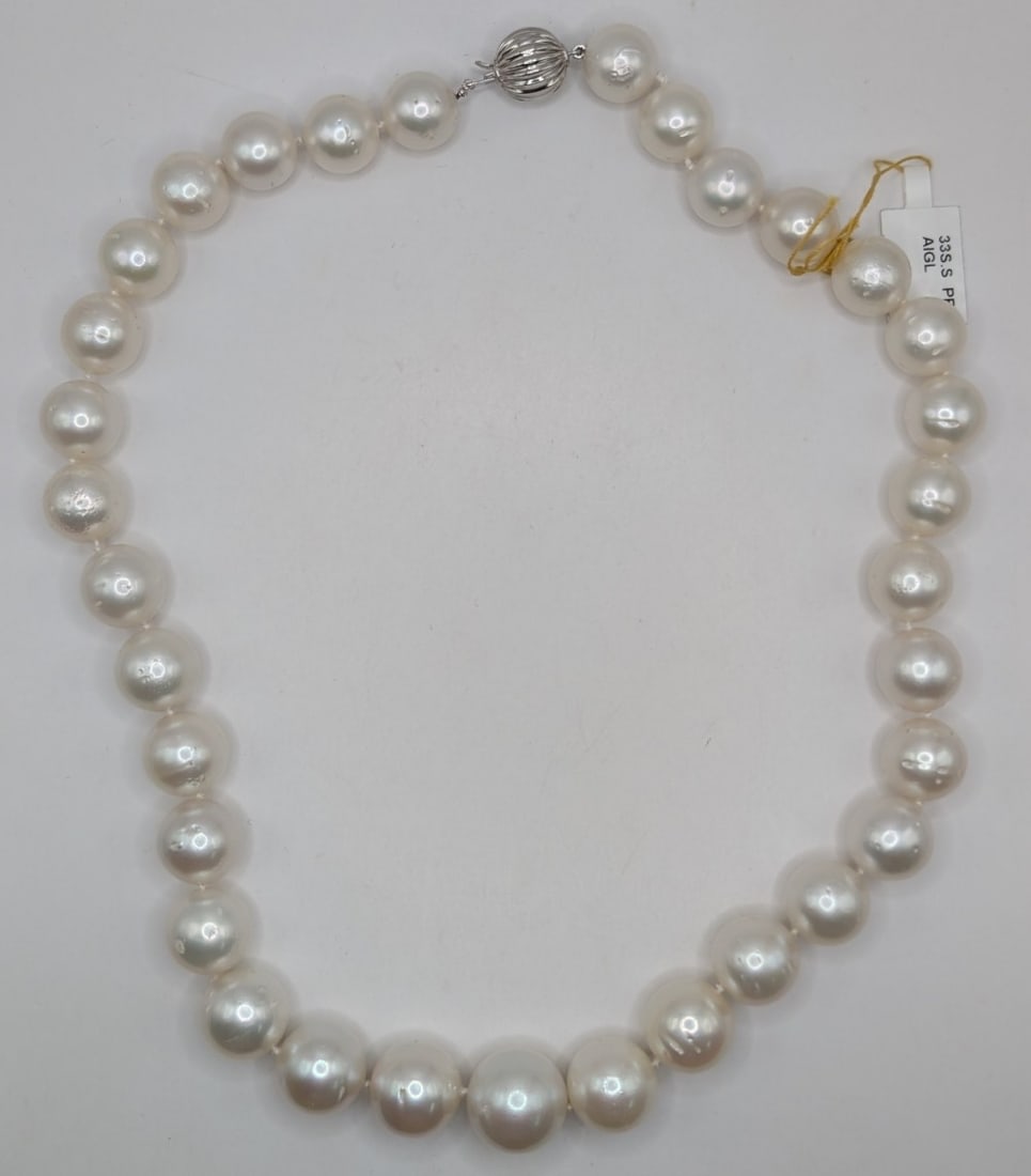 14K Gold South Sea Graduated Pearl Necklace (1 of 5)