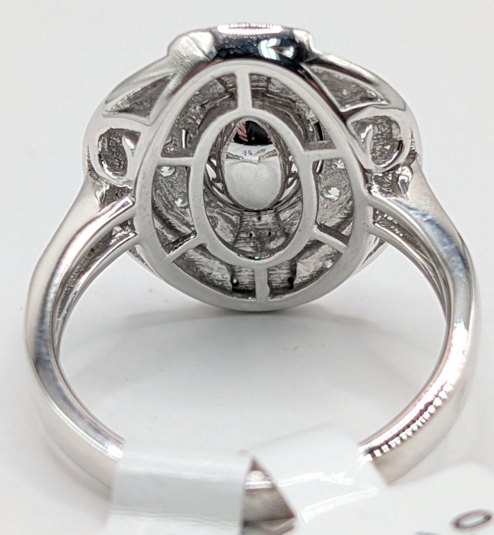 Platinum Ruby & Diamond Ring - 4