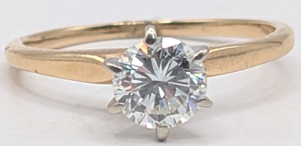 14K Gold Diamond Solitaire Ring (1 of 4)