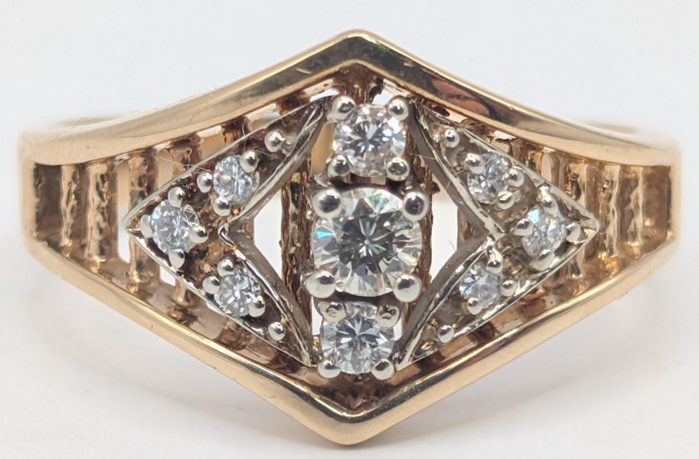 14K Gold Diamond Ring (1 of 4)