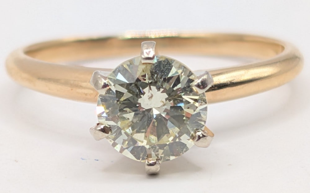 14K Gold Diamond Solitaire Ring (1 of 7)