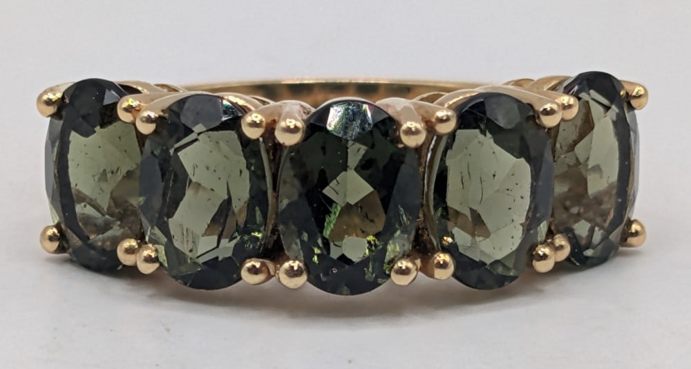 14K Gold Green Tourmaline Ring (1 of 4)