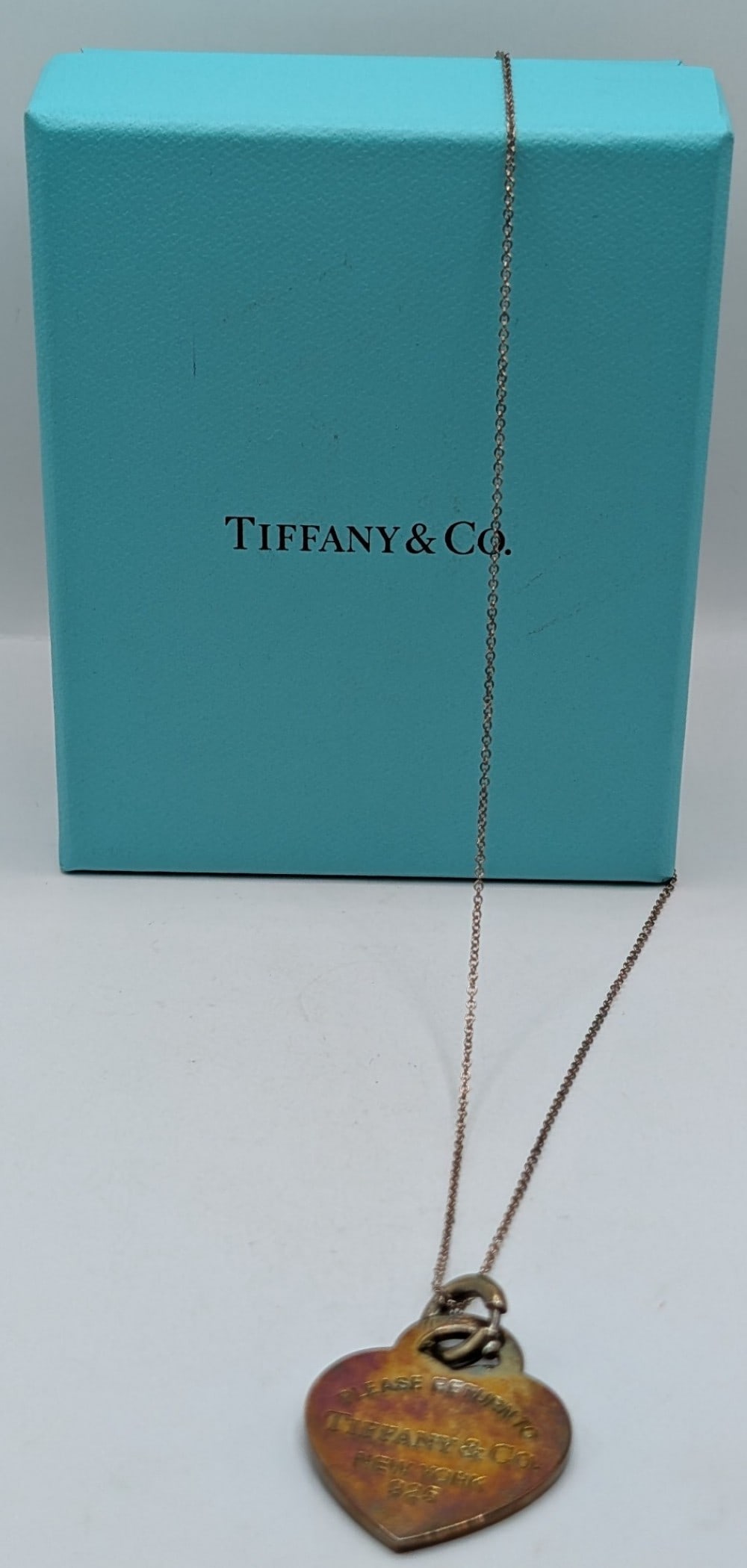 Tiffany & Co. Sterling Return to Tiffany Heart Pendant Necklace New In Box (1 of 3)