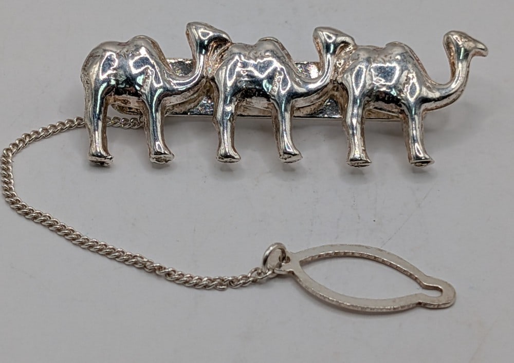 Sterling Camel Tie Clip (1 of 7)
