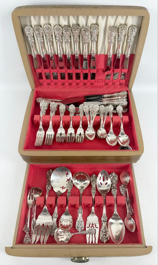 102 Piece Sterling Silver Reed & Barton "Francis I" Flatware Set (1 of 14)