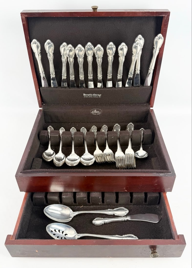 64 Piece Sterling Silver Towle "Legato" Flatware Set (1 of 11)