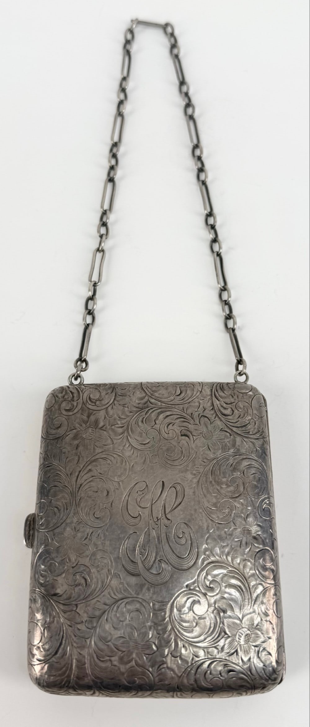 Antique Art Nouveau Sterling Silver Compact/Coin Purse (1 of 5)