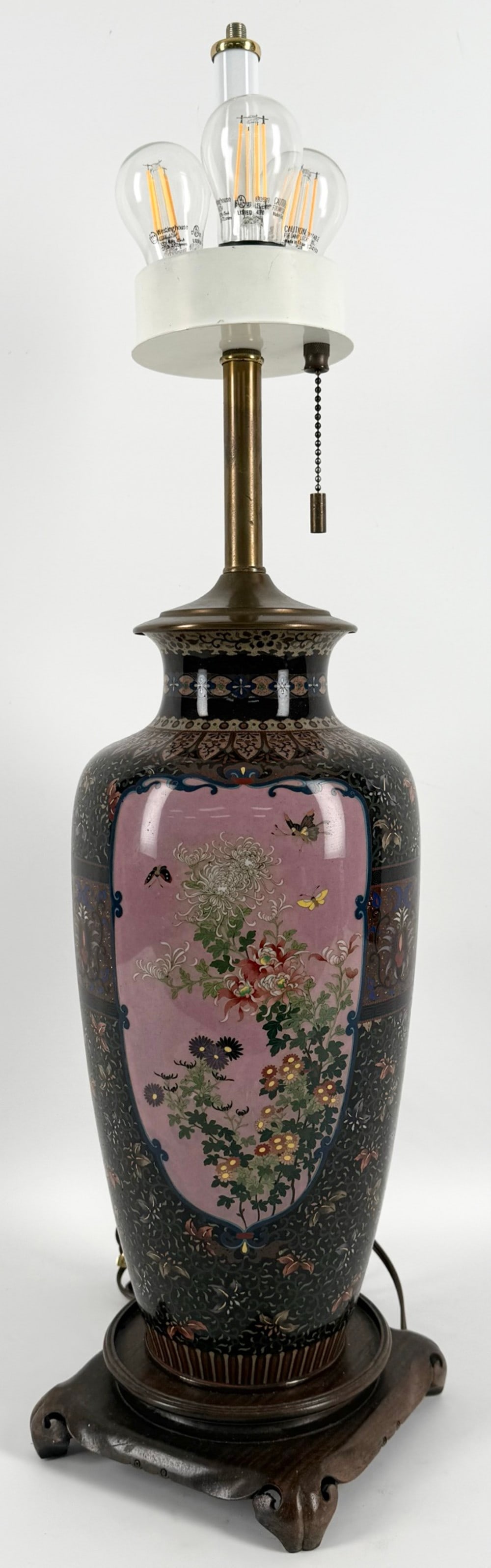Outstanding Japanese Cloisonn? Lamp: Update