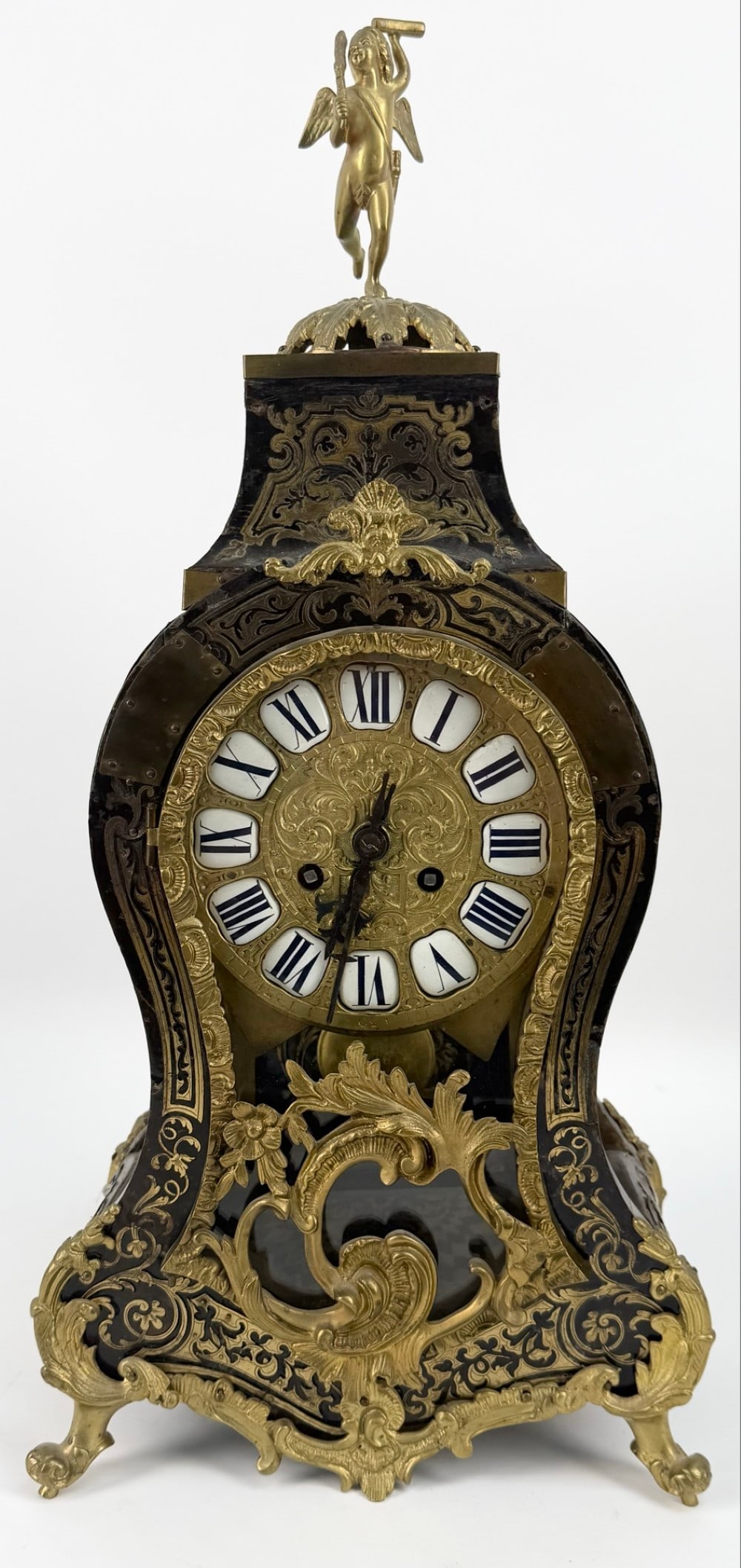 Antique Victorian French Boulle Mantle Clock (1 of 14)