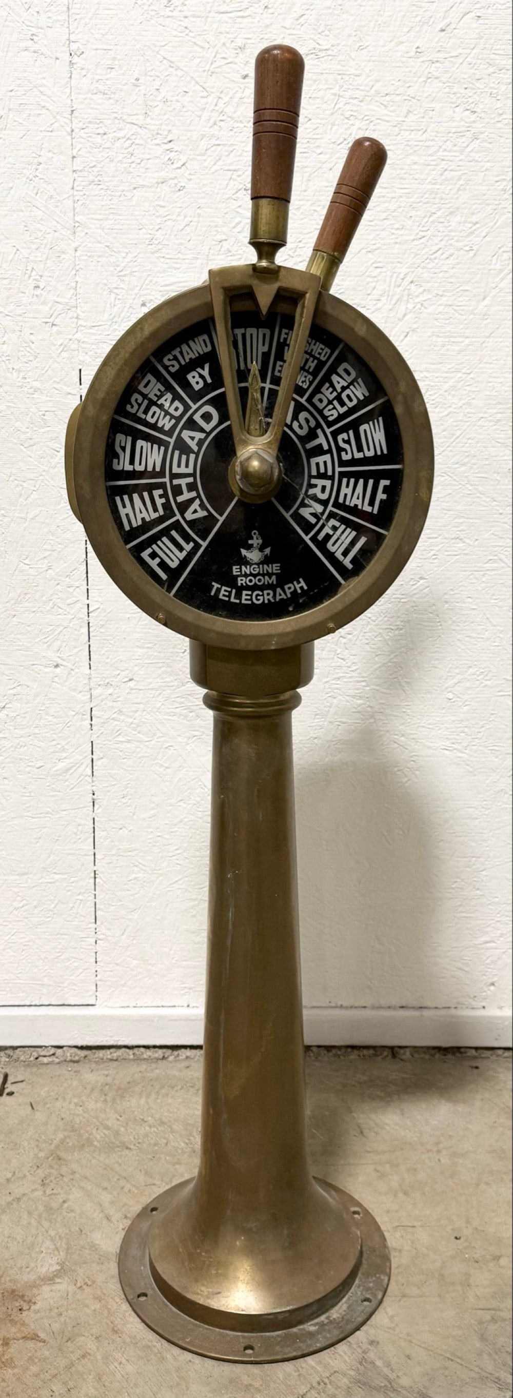 34" Brass Ship Engine Telegraph - 5