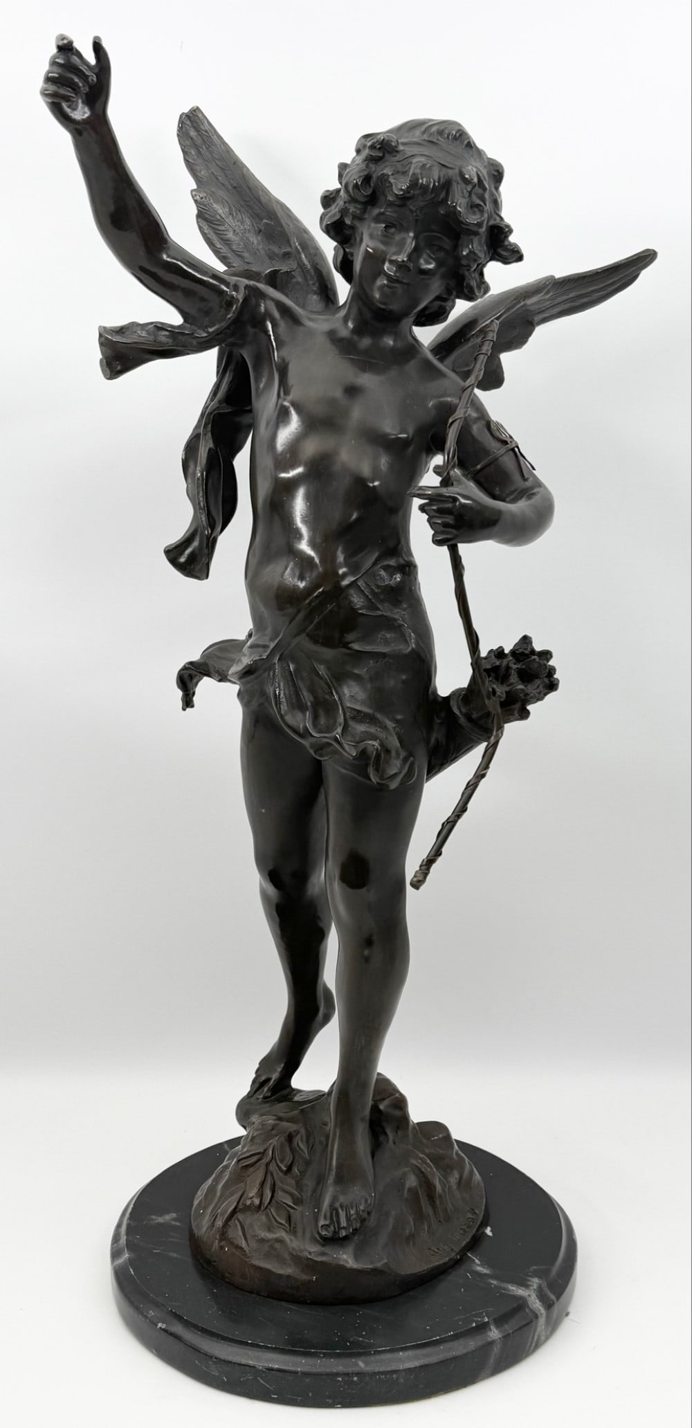 After Auguste Moreau "Cupid" Bronze Sculpture (1 of 8)