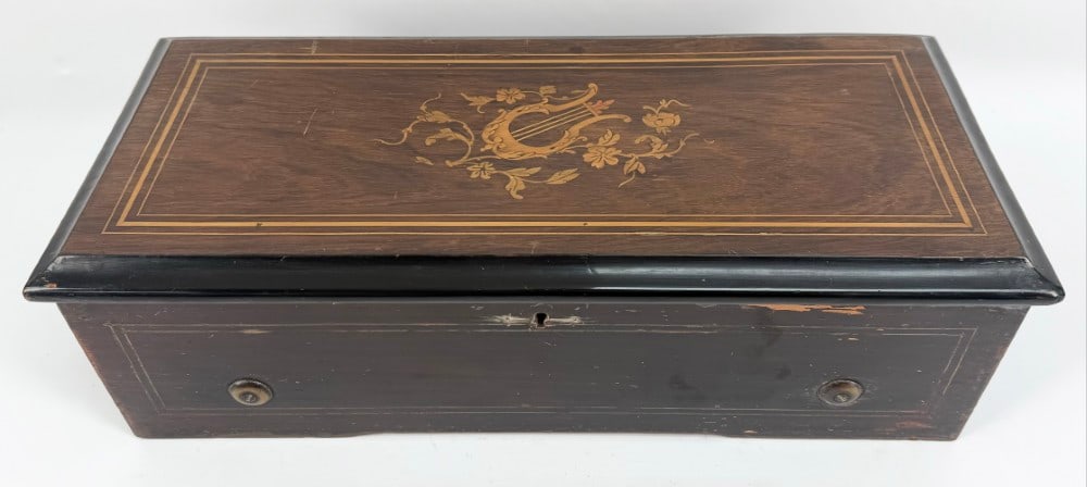 Antique Swiss Cylinder Music Box (1 of 7)