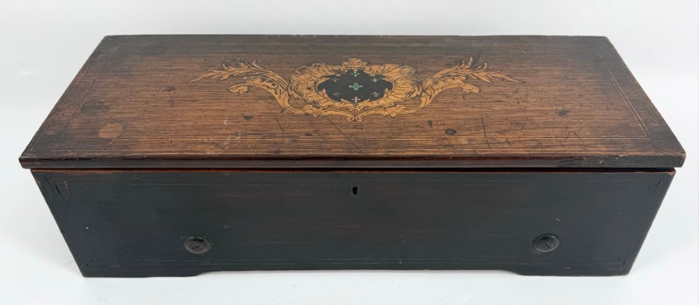 Antique Swiss Cylinder Music Box (1 of 7)