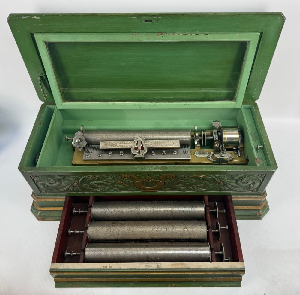 Antique Jacot's Swiss Music Box With Four Cylinders (1 of 8)