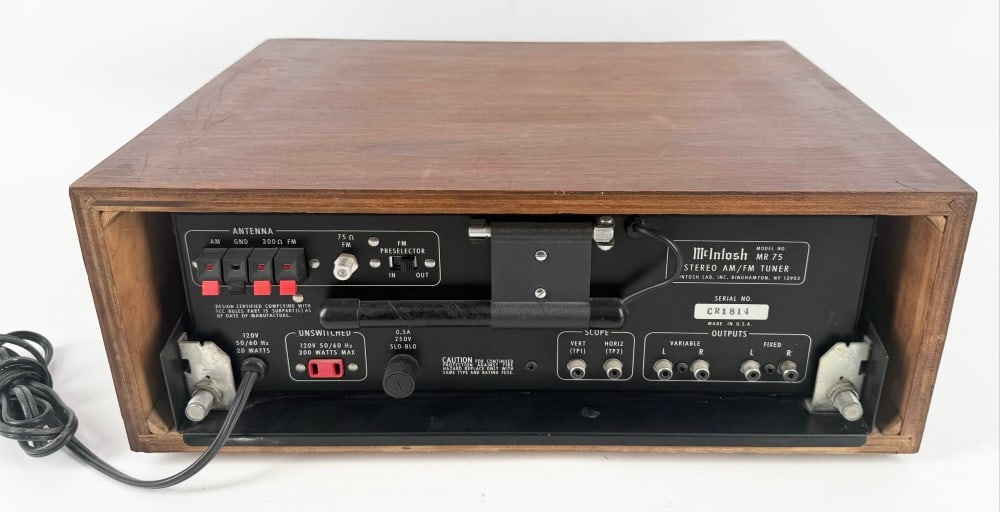 McIntosh MR 75 Solid State AM/FM Tuner - 5