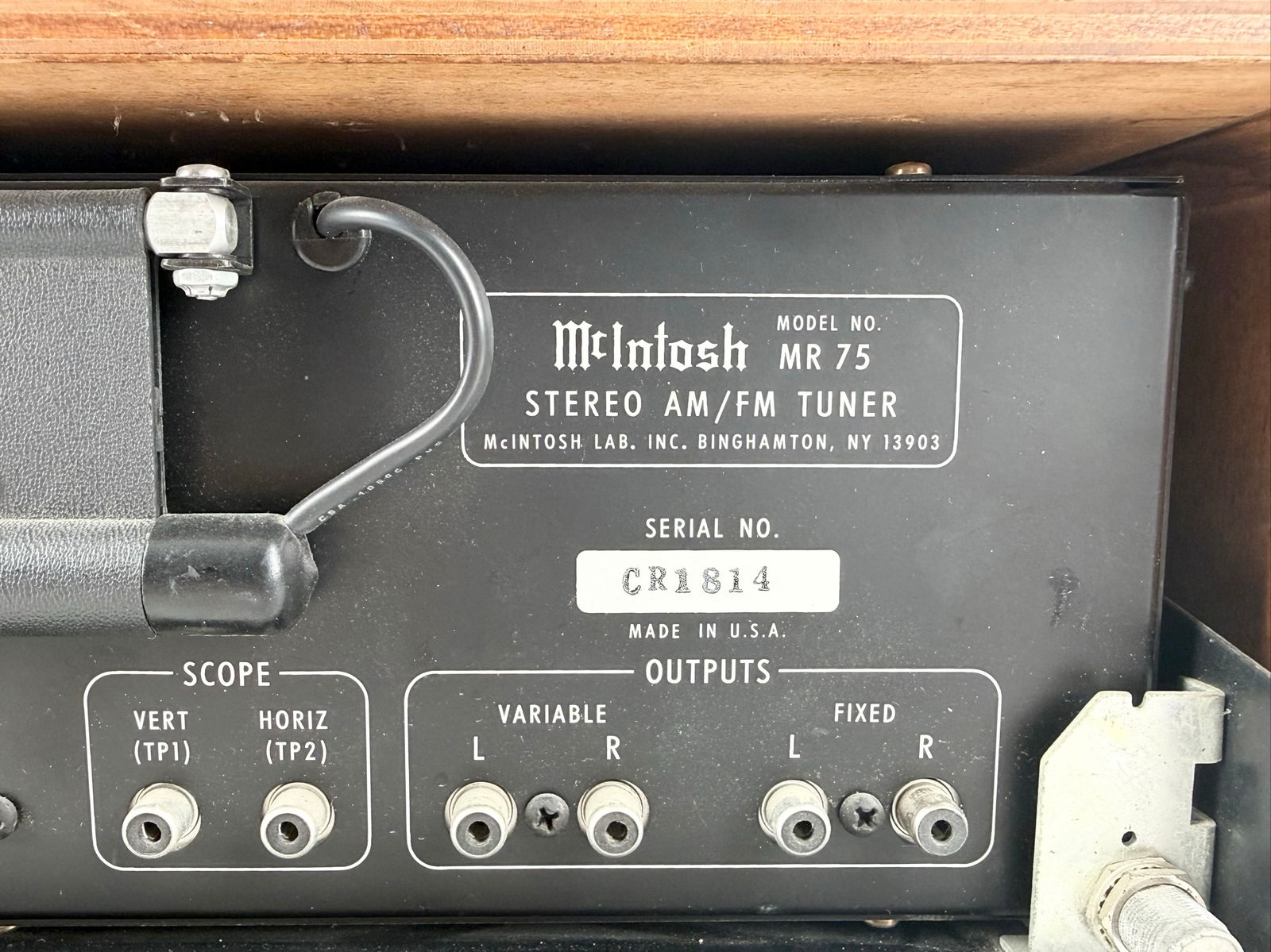 McIntosh MR 75 Solid State AM/FM Tuner - 7