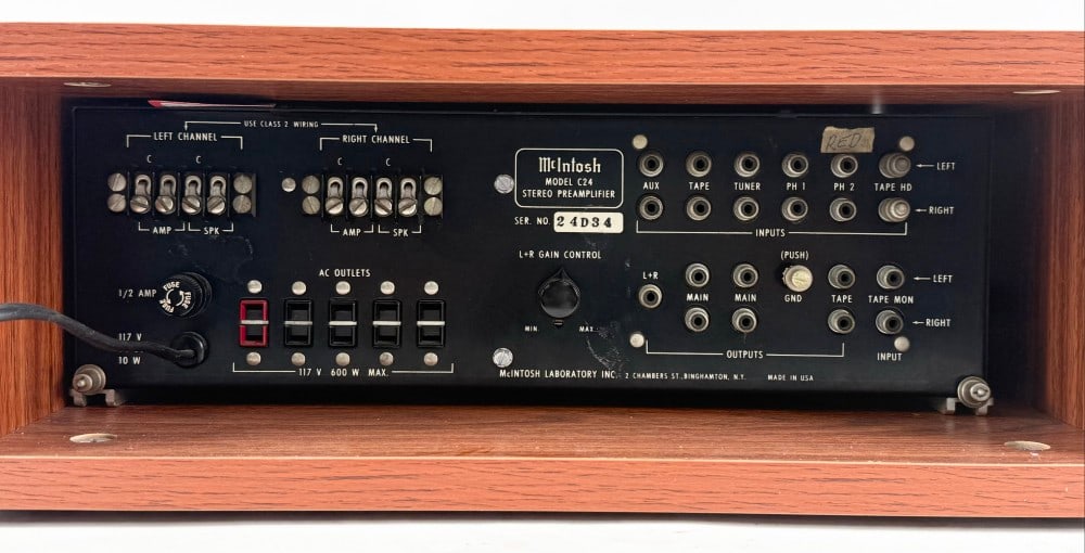 McIntosh C24 2-Channel Solid State Preamplifier - 6