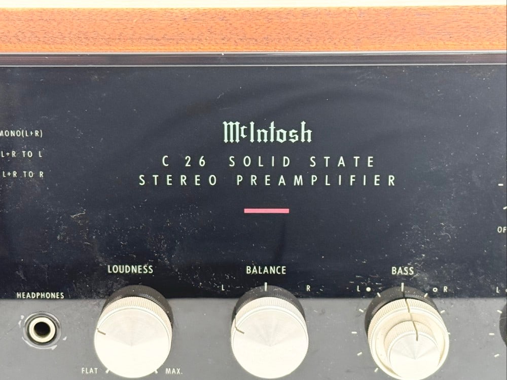 McIntosh C26 2-Channel Solid State Preamplifier - 2