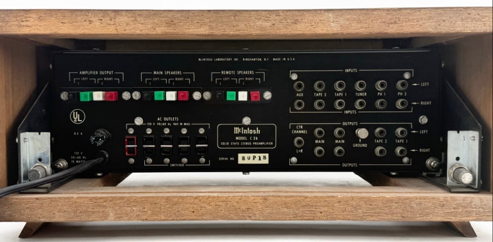 McIntosh C26 2-Channel Solid State Preamplifier - 6