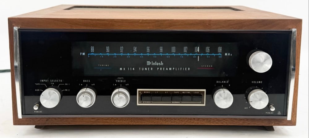 McIntosh MX 114 Solid State FM Tuner Preamplifier With Owner's Manual (1 of 9)