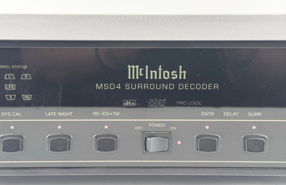 McIntosh MSD4 Surround Decoder Dolby Digital AC3, DTS - 2