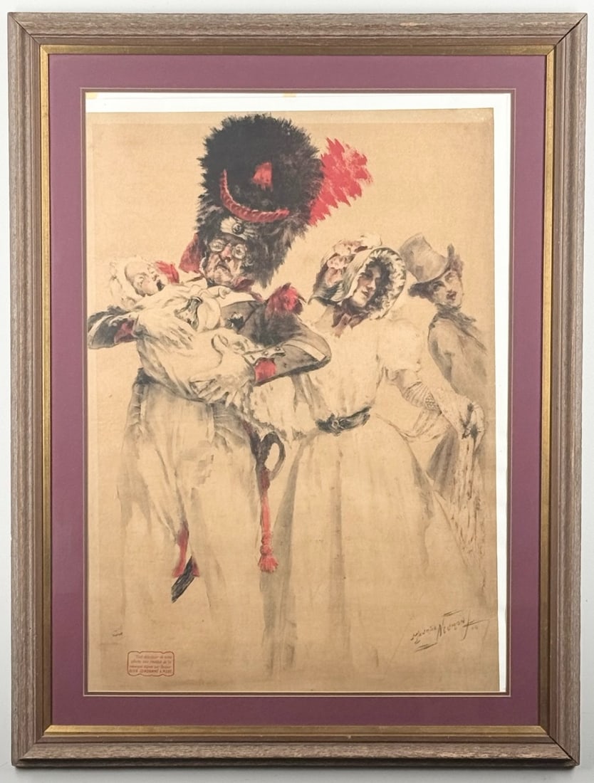 1903 Maurice Neumont Grenadier And The Child Poster (1 of 5)