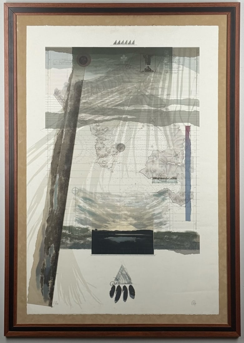 Carlos Aguirre "Topography" Signed & Numbered Serigraph (1 of 5)