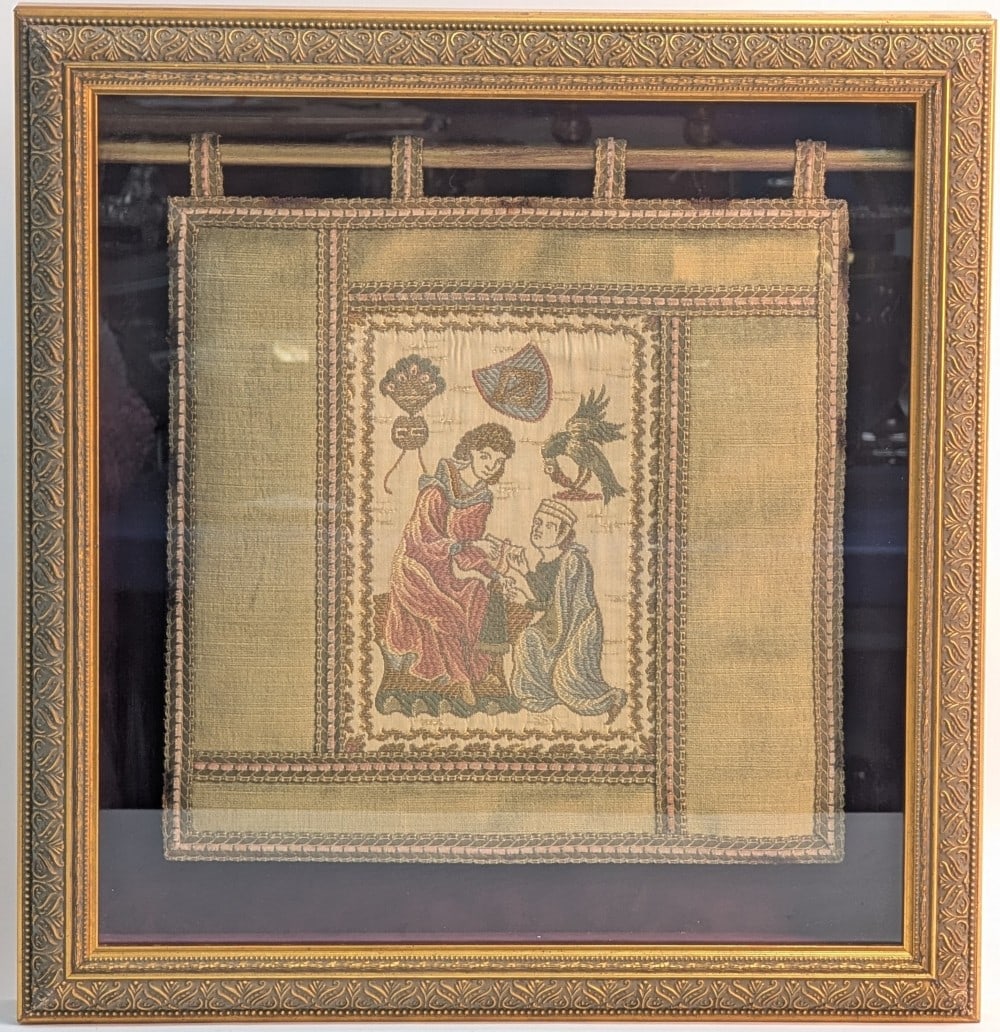 Framed Vintage Reproduction Corona Decor Hanging Tapestery (1 of 2)