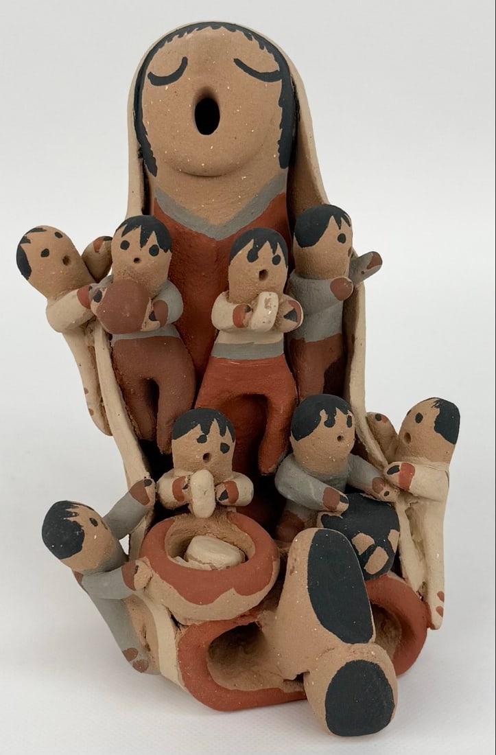 Juanita Fragua Jemez Pueblo Storyteller Figurine (1 of 6)