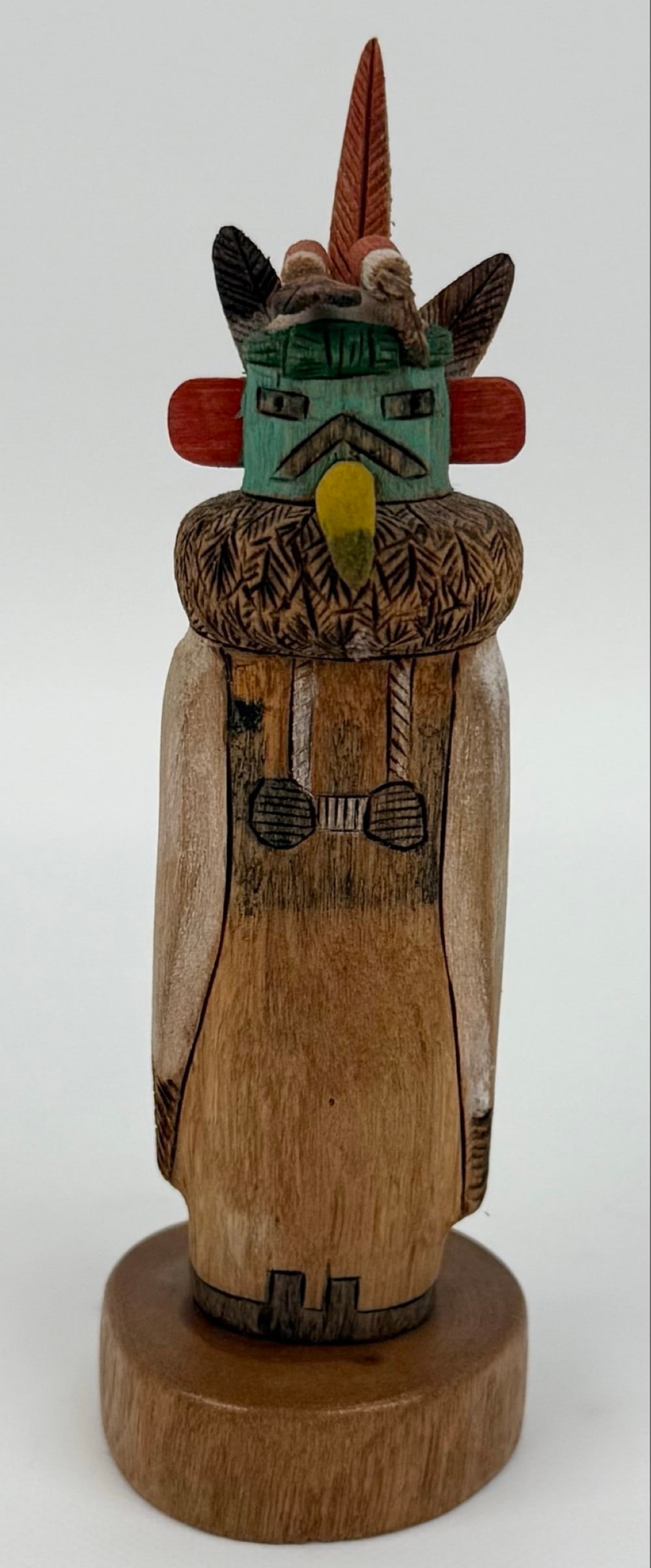 Signed Aaron Yava "Kwanu Eagle" Hopi Kachina Doll (1 of 6)