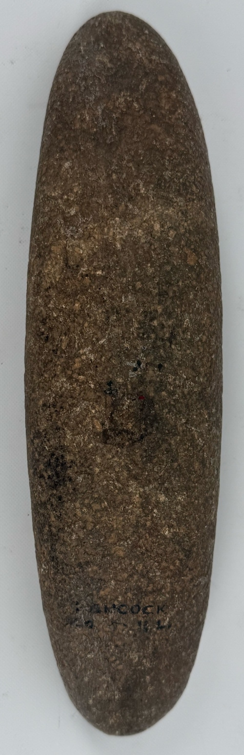 Native American Roller Pestle Artifact Found In Hancock County Illinois (1 of 5)