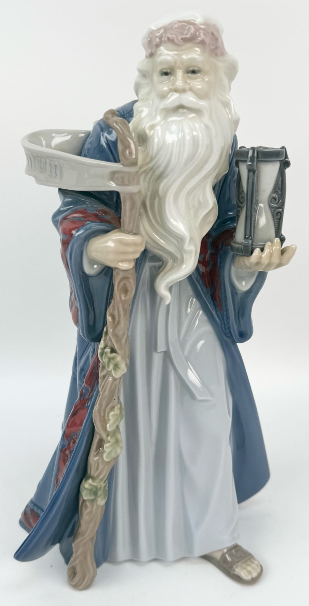 Retired Lladro "Father Time" Porcelain Figure #6696 (1 of 7)