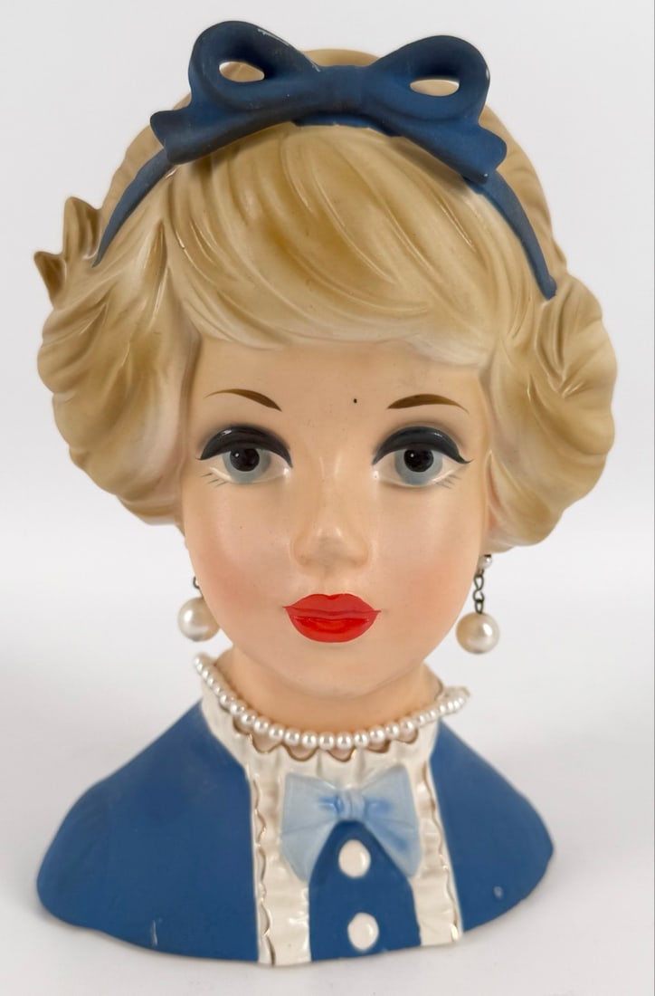 Vintage Lark Japan "Teen" Head Vase #JN-4113 (1 of 6)