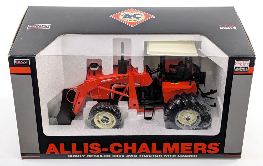 1/16 SpecCast Allis-Chalmers 6060 4wd Tractor with Loader (1 of 7)