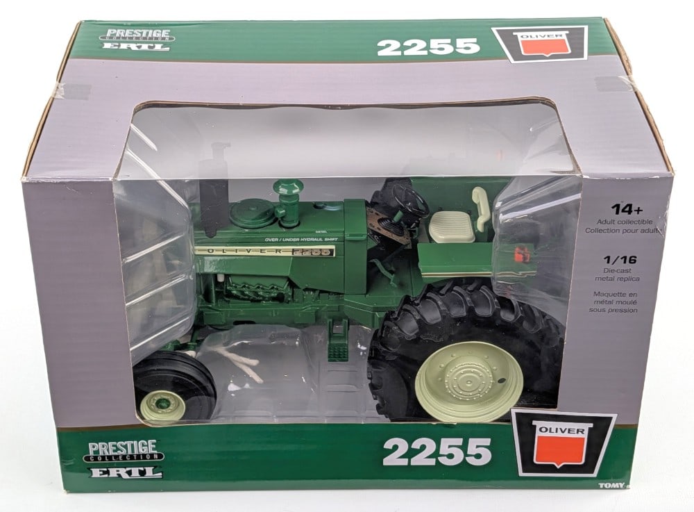 1/16 Ertl Oliver 2255 Tractor - Prestige Collection: 1/16 Ertl Oliver 2255 wide front tractor. Prestige Collection Series. Good condition new in the box.