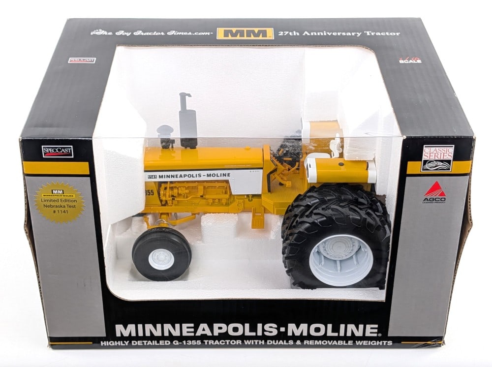 1/16 SpecCast Minneapolis-Moline G-1355 Tractor with Duals Limited Ed. Nebraska (1 of 7)