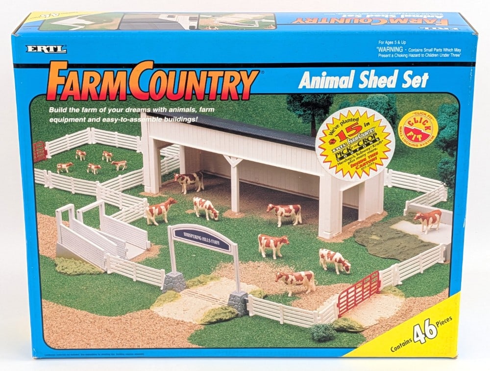 1/64 Ertl Farm Country Animal Shed Set - Sealed (1 of 7)