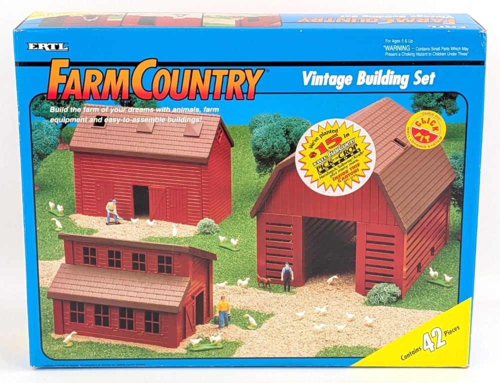 1/64 Ertl Farm Country Vintage Building Set - Sealed: 1/64 Ertl Farm Country vintage building set. The set is in good condition brand new / factory sealed.