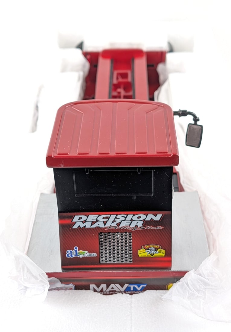 1/16 SpecCast Decision Maker Maroon Pulling Sled - 5